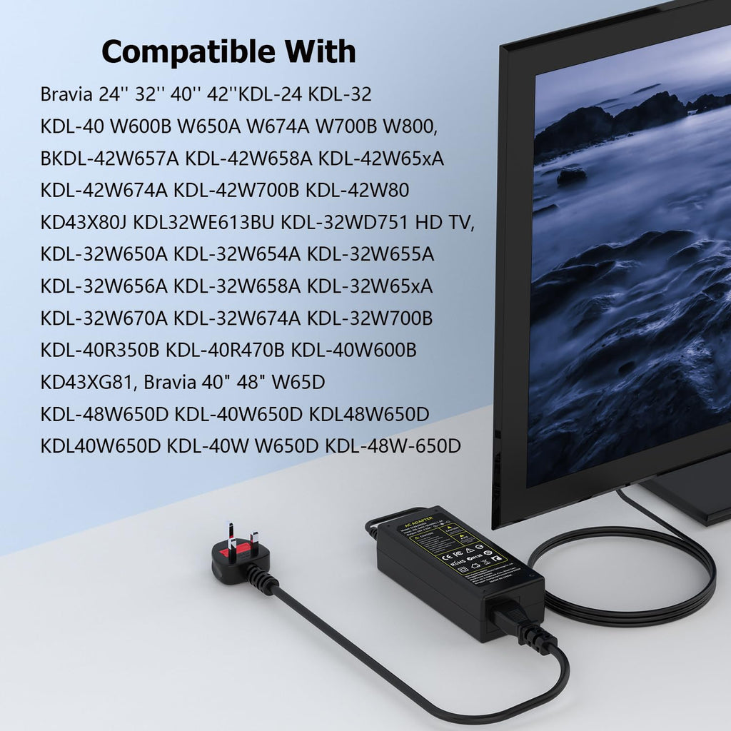 65W Laptop Charger Compatible with Microsoft Surface Pro Laptop Book Go