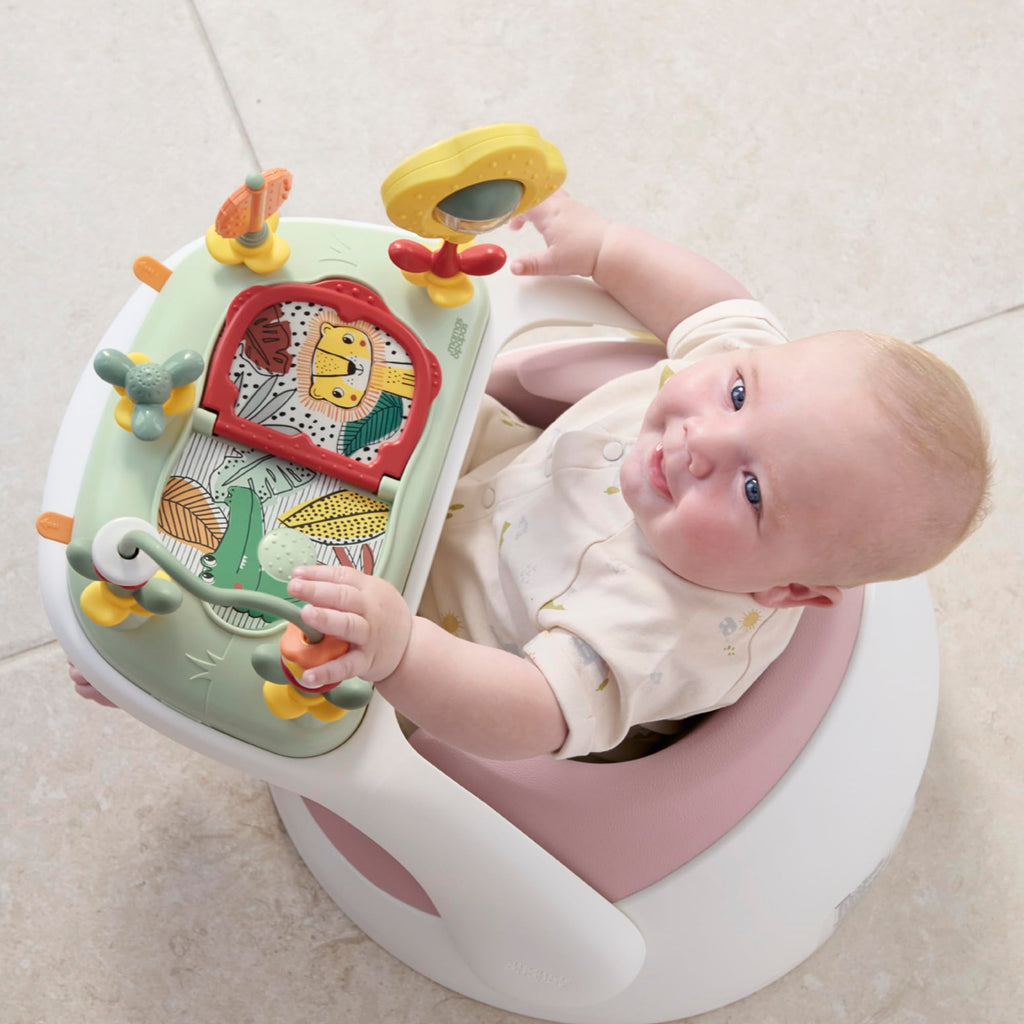 Mamas & Papas Baby Snug Floor Seat and Activity Tray - Clay