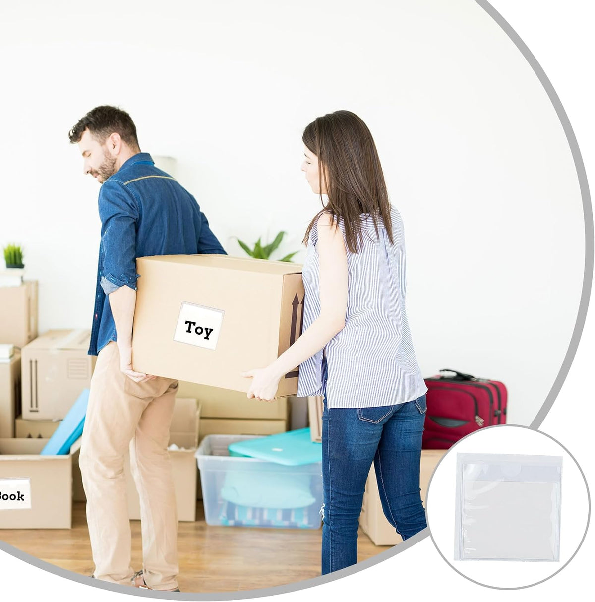 2 Car Tax Disc Holder, Self Adhesive Car Tax Disc Case Clear Permit Holder