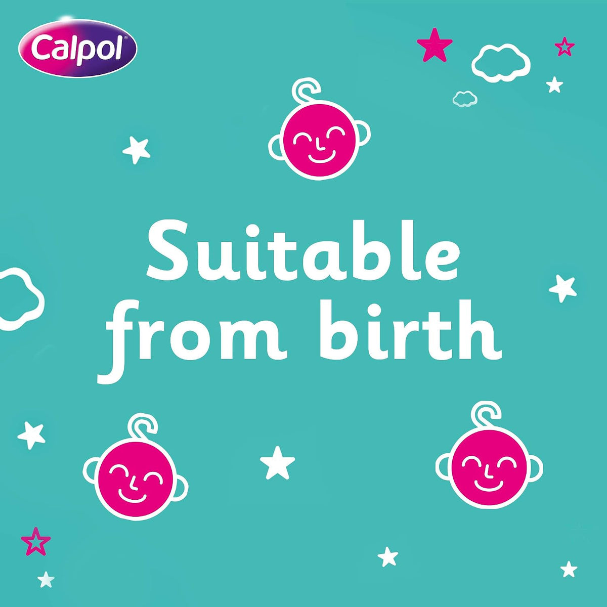 Calpol Saline Nasal Spray (1 x15ml), Calpol Decongestant Nasal Spray For Blocked Nose Relief, Non-Medicated Treatment to Wash Away Mucus, Suitable for All Ages