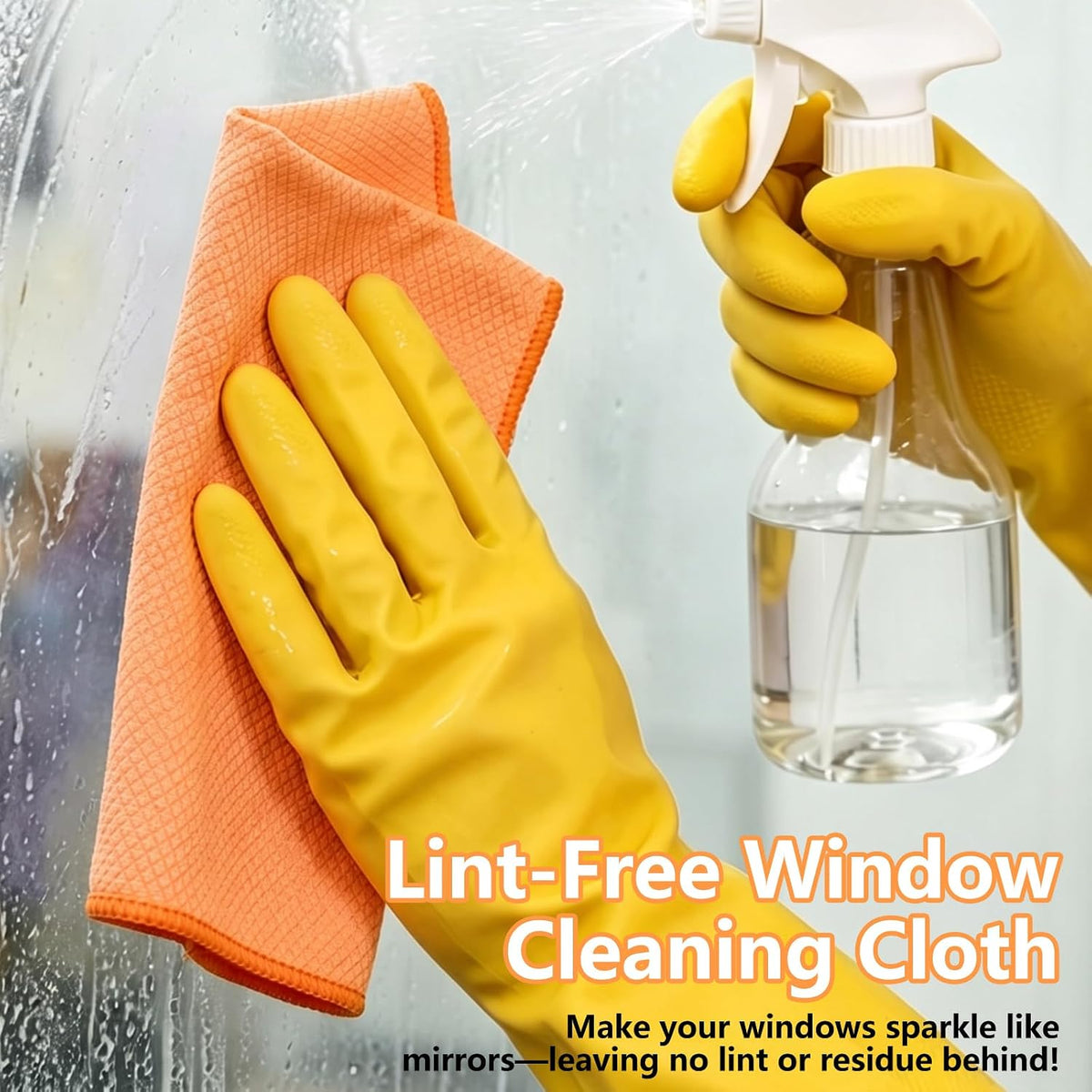Magic Window Cleaning Cloth Fish Scale Streak Free Cloths – Pack of 6 Towels for Glass Mirrors Mix