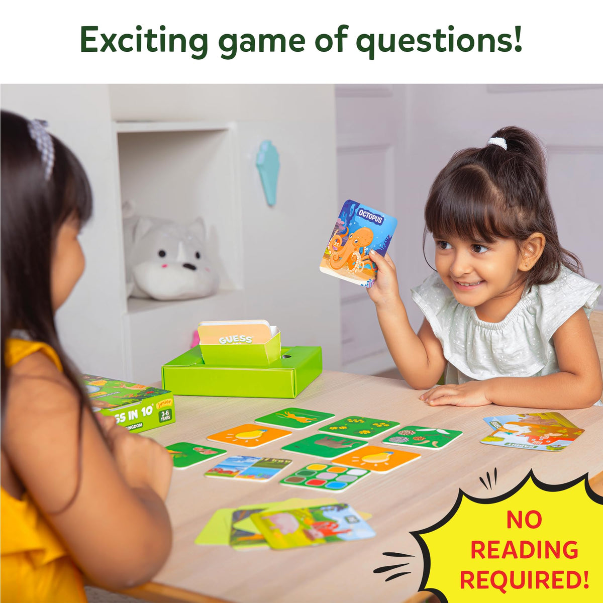 Skillmatics Guess in 10 Game, National Geographic Animals, Stocking Stuffer