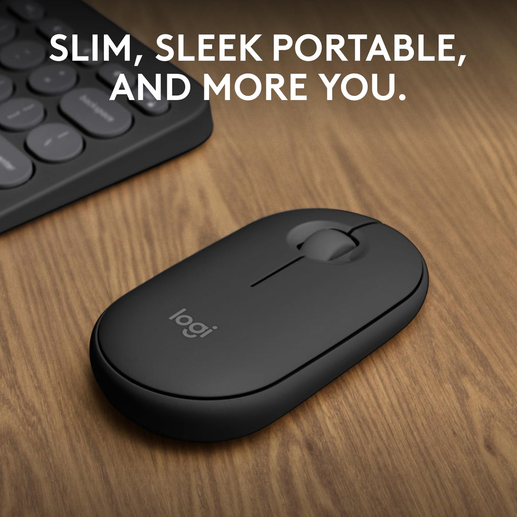 Logitech M350s Pebble 2 Bluetooth Wireless Mouse - Black