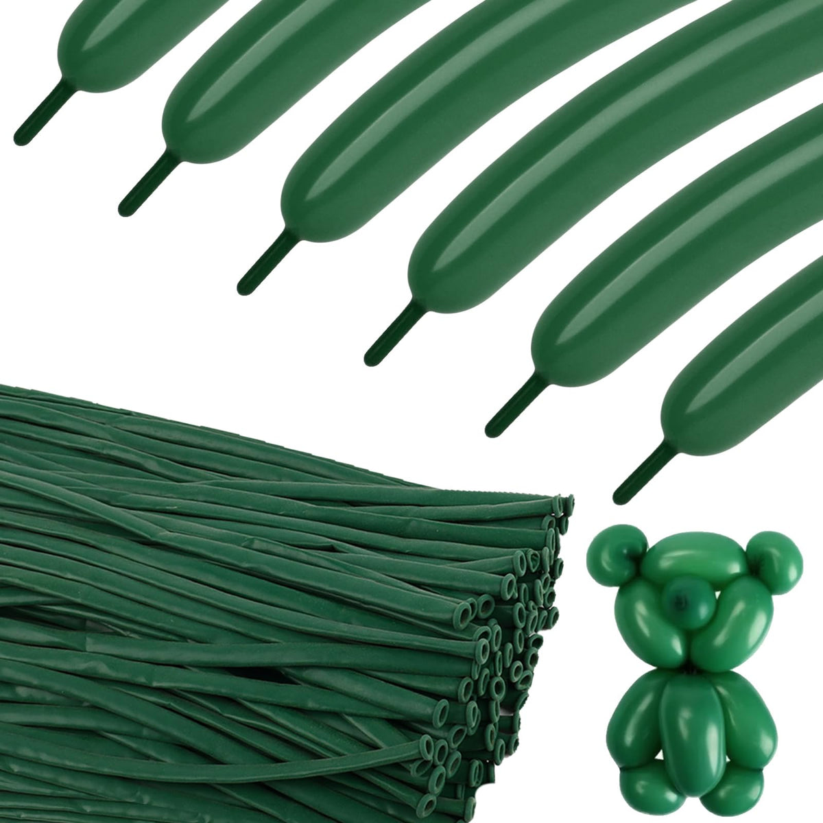 260 Balloons - Clear Long Balloons for Tying Balloon Arch & Balloon Ties