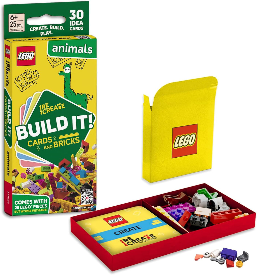 LEGO: Build IT! Cards and Bricks – Animals | Creative Building Ages 6+