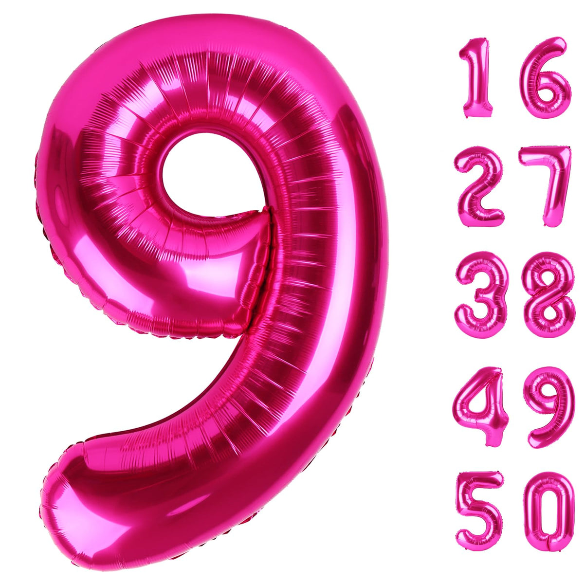 40 Inch Green Number 3 Balloons Foil Digital Helium Number Balloons
