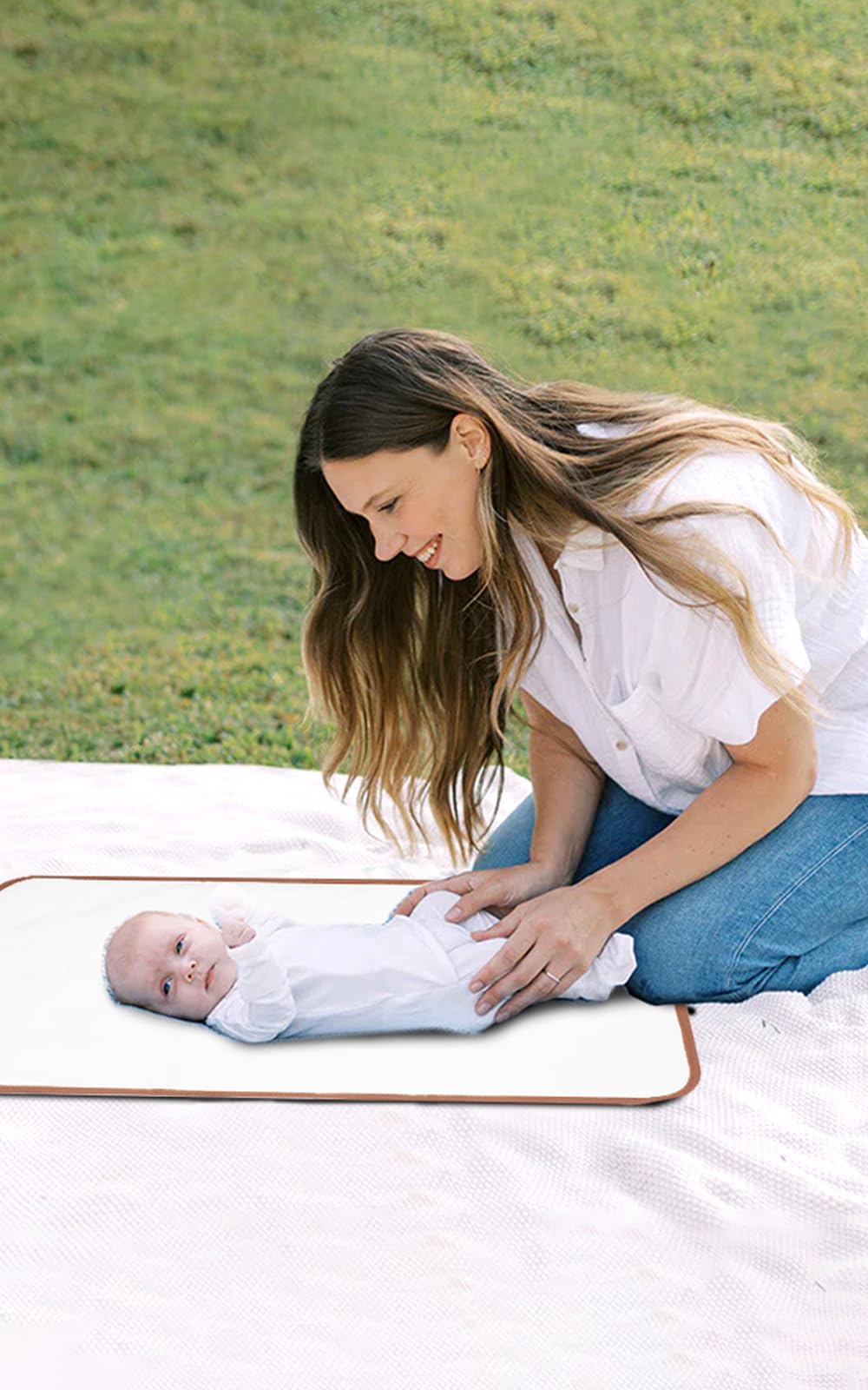 Lekebaby Foldable Baby Changing Mat - Travel & Portable