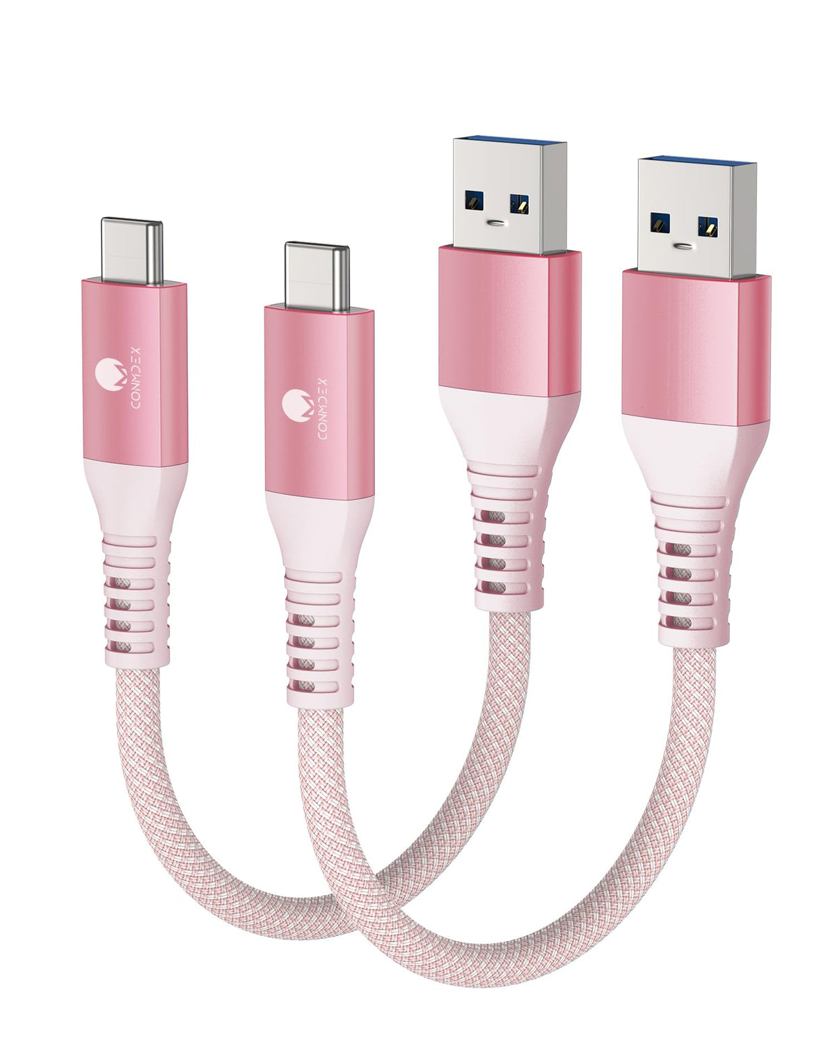 CONMDEX [Upgrade 2Pack USB C Cable UP to 10Gbps USB C 3.1 Gen2 USB A Android Auto Cable 3A Fast Charging Sync Data Transfer Cord for Samsung Galaxy S24/S23/S22/S21 Note 20/10/9/8 Tab S9 Pixel 9-1M
