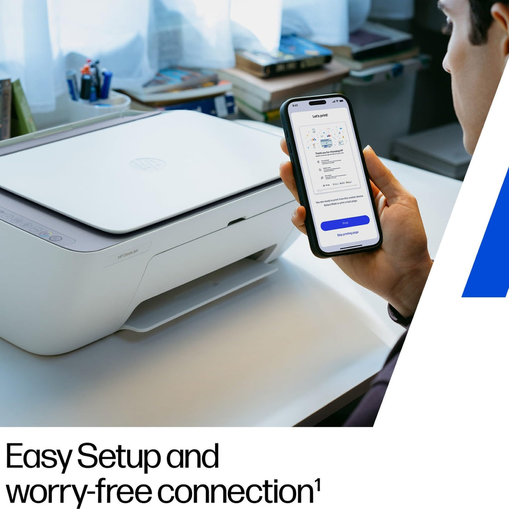 HP DeskJet 2921 All In One Printer | Colour | Wireless | Easy Setup & Reliable Wi-Fi | 3 months free Instant Ink Included | Print, Scan & Copy