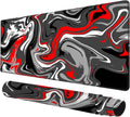 Rcege Large Gaming Mouse Pad Extended Desk Mat with Non Slip Stitched Edge