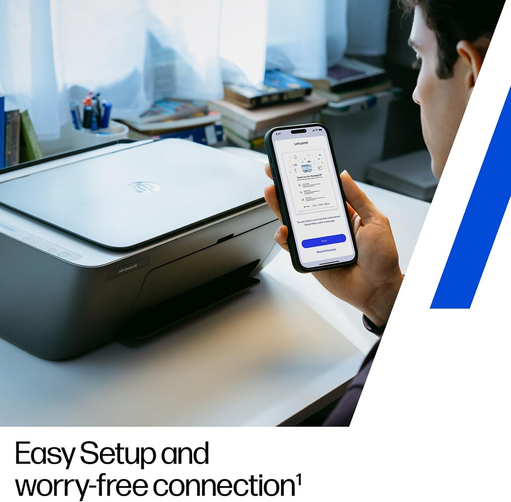 HP DeskJet 2910 All in One Printer | Perfect for Home | Colour | Wireless | Print, Scan & Copy | 3 months free Instant Ink | Easy Setup & Reliable Wi-Fi