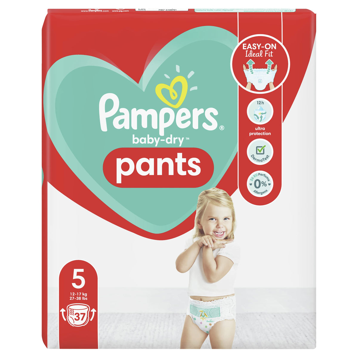Pampers Baby-Dry Pants Size 4 Nappy Pants