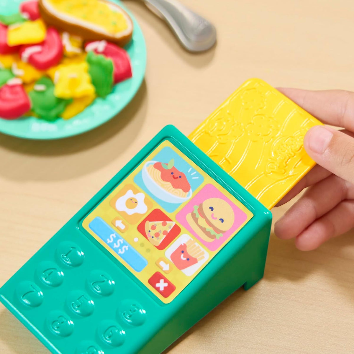 Play-Doh Super Sizzlin' Kitchen Playset, Realistic Cooking Toy Sounds, 25+ Play Foods to Create, Kids Arts & Crafts 3+