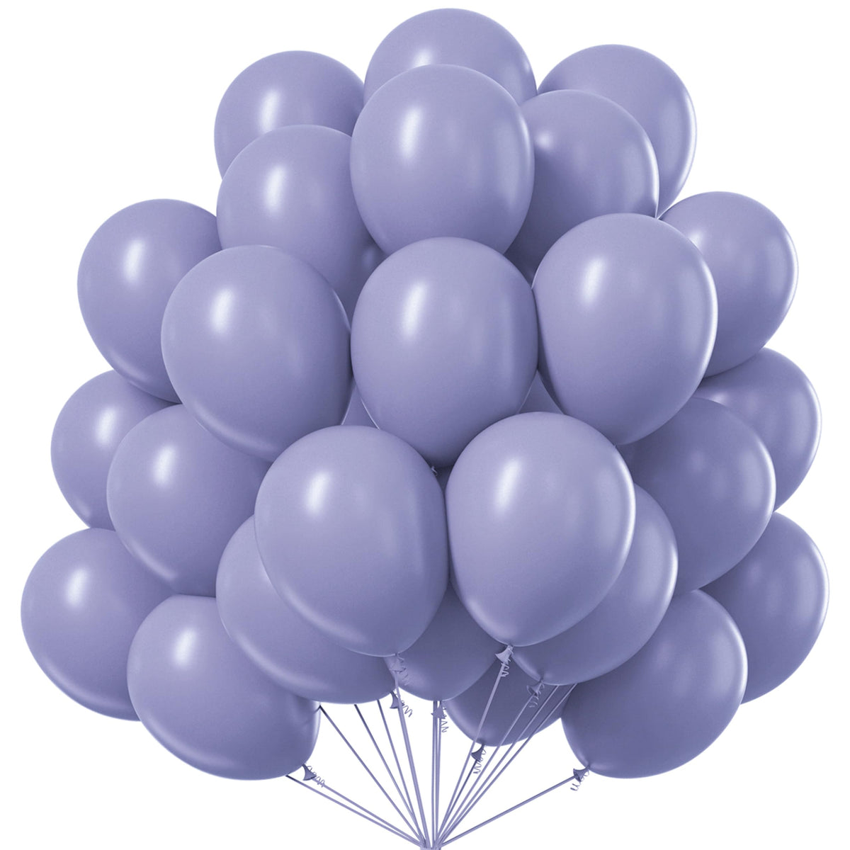 PartyWoo Light Blue Balloons 101pcs Baby Pastel Sky Aqua Blue Color 12 Inch