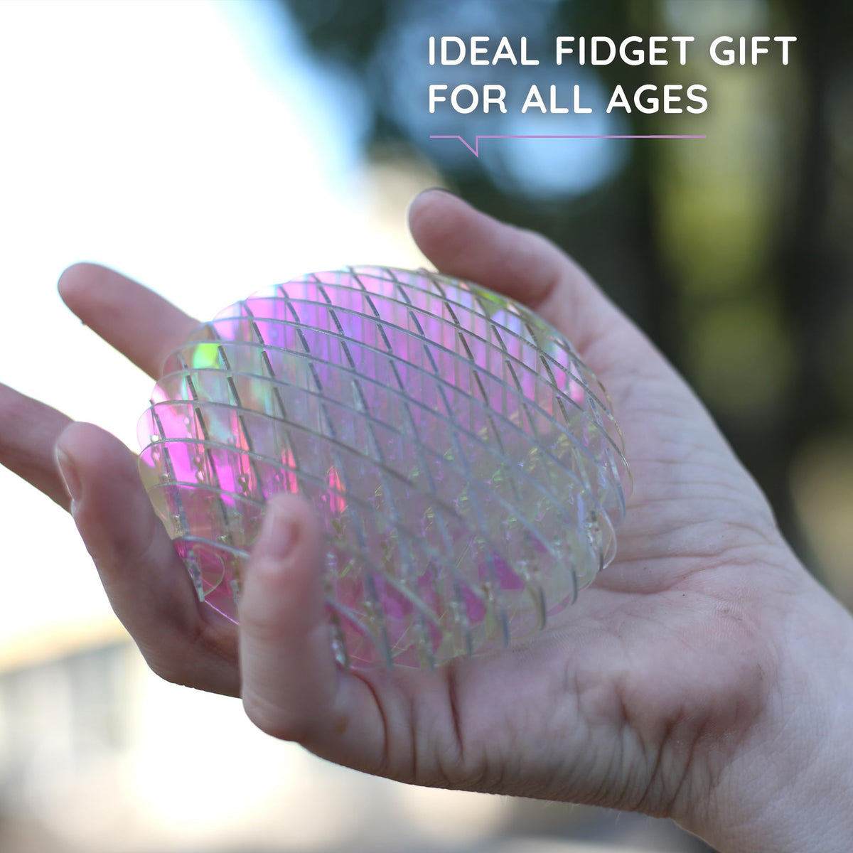 Morf Worm 3D Sensory Fidget Toys for Kids, Teens & Adults, Rainbow, Small