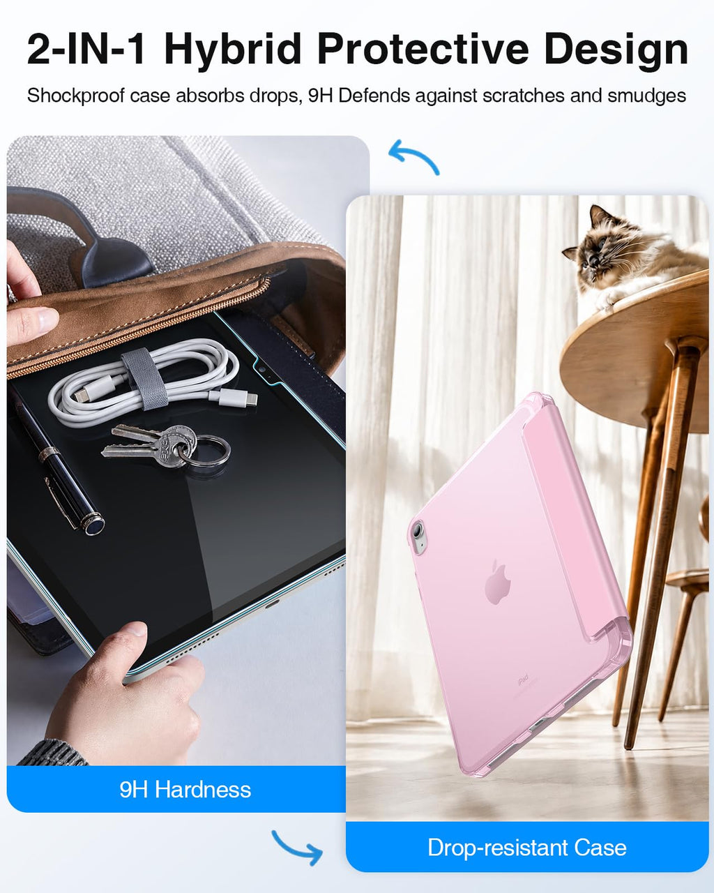 FINTIE Case & Screen Protector Set for iPad A16 11th/10th Gen 11/10.9 Inch
