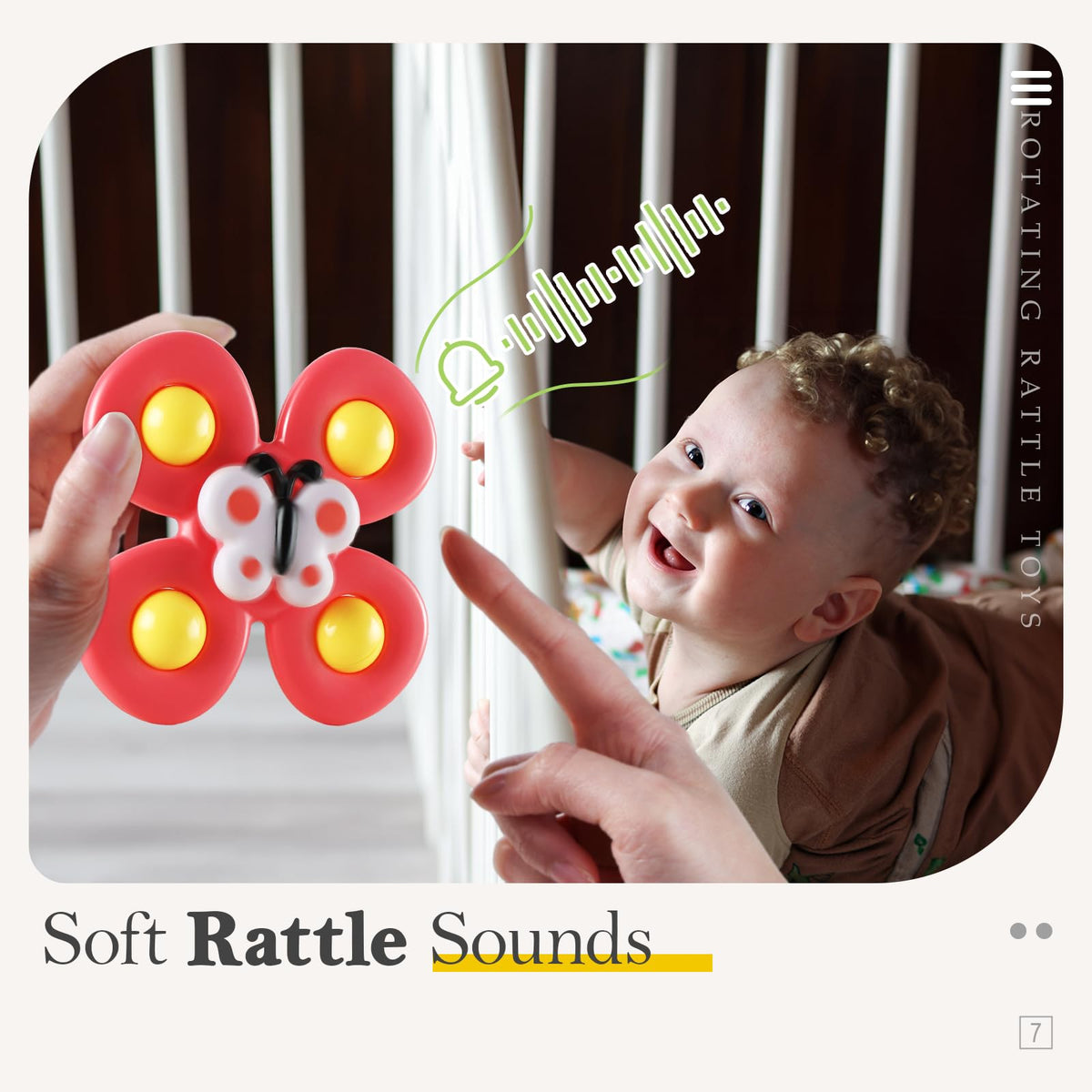 ALASOU Suction Cup Spinner Airplane Travel Toys for 1 Year Old Boy Girl
