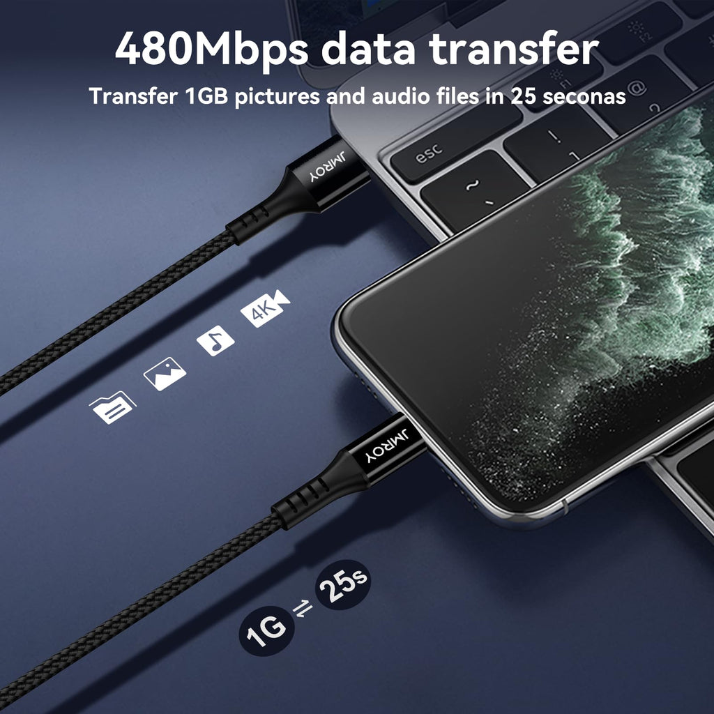 USB C CABLE 3M,Long Samsung Charger Cable Braided Compatible with Samsung Galaxy S20 Plus S21 S22 S23 S10 S9 S8, A20E A50 A51 A70 A71,PS5,Switch,Huawei P40,（Black）