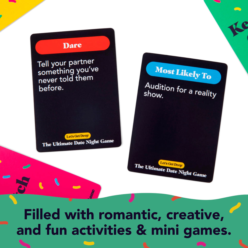 Let's Get Deep, A Question Card Game for Couples by Relatable