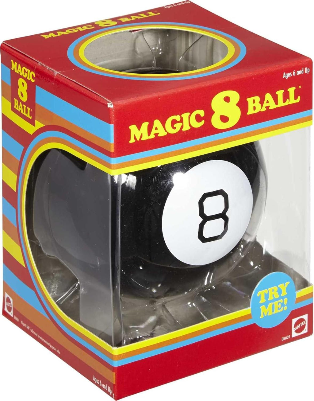 Mattel Games Magic 8 Ball Novelty Fortune-Telling Toy, Ages 3+