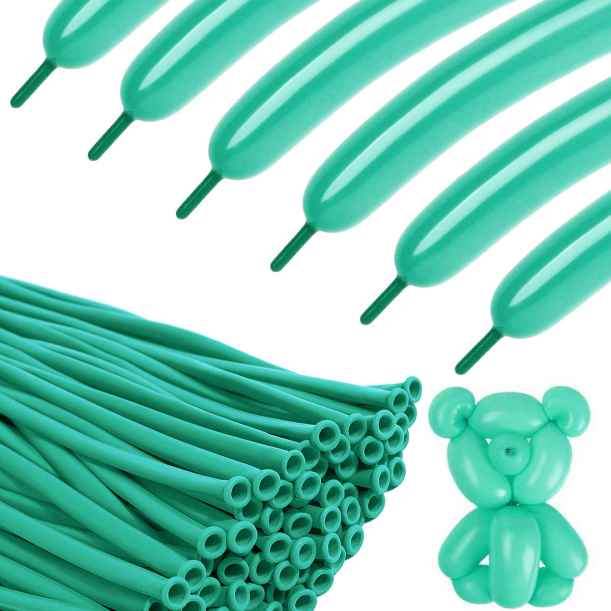 260 Balloons - Clear Long Balloons for Tying Balloon Arch & Balloon Ties