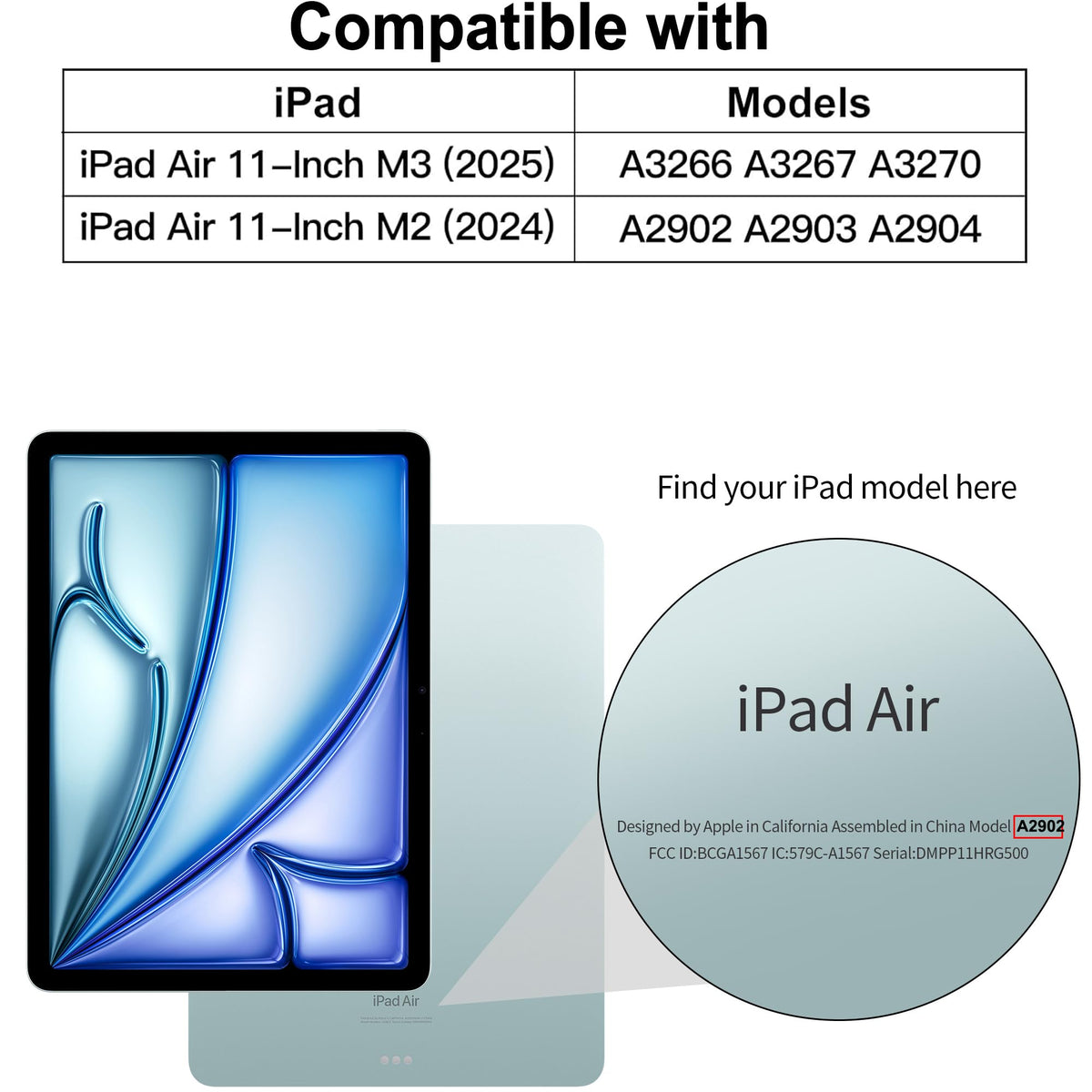4youquality 2-Pack for iPad (A16) 11th & 10th Generation Screen Protector