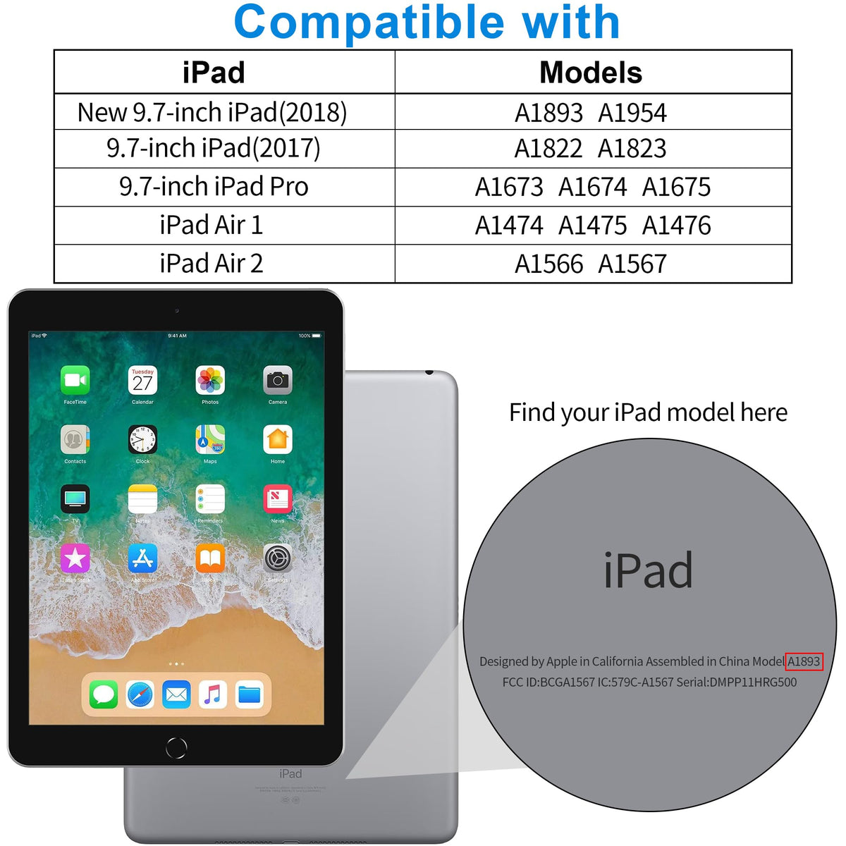 4youquality 2-Pack for iPad Pro 11" & iPad Air 5/4 10.9" Screen Protector