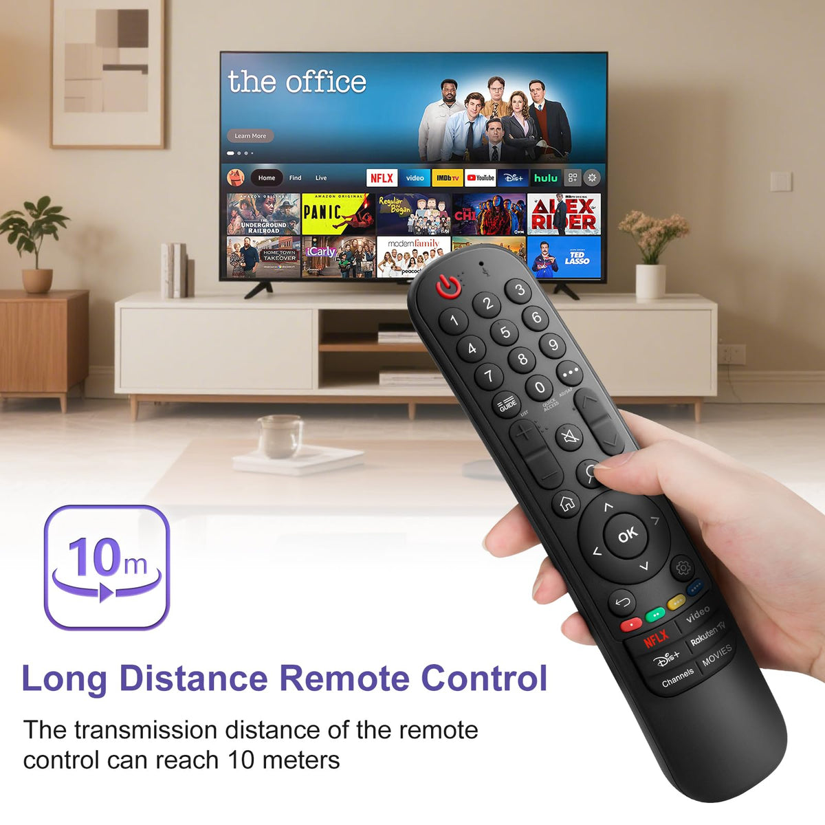 Universal Replacement for LG Smart TV Remote