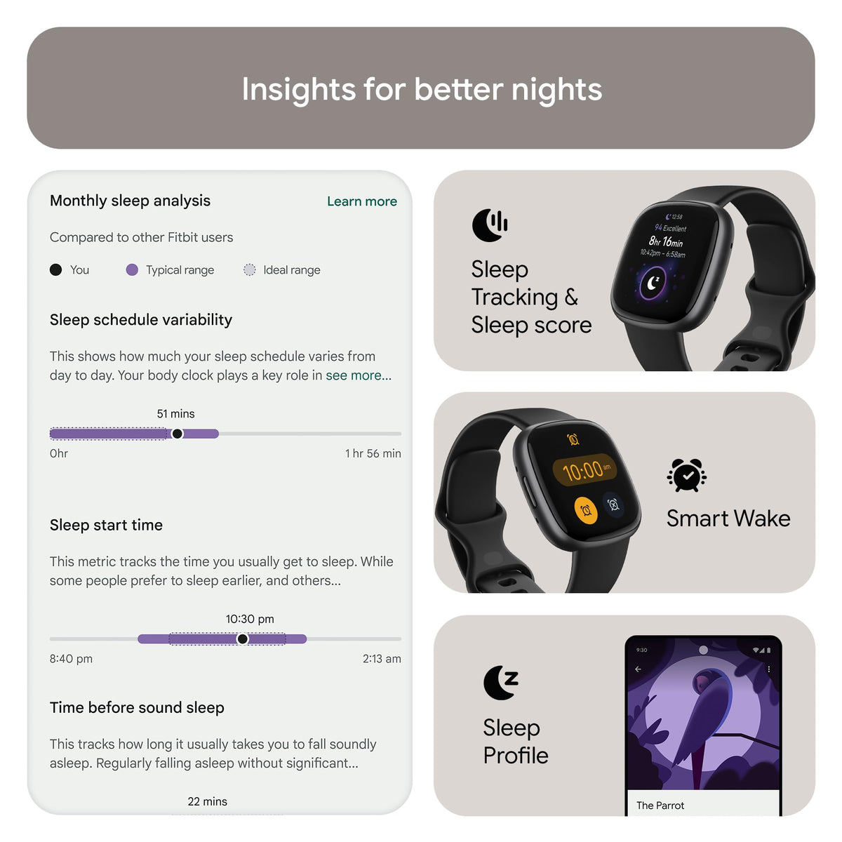 Google Fitbit Versa 4 Fitness Smartwatch with built-in GPS and up to 6 days battery life - compatible with iOS 15 or higher & Android OS 9.0 or higher, Waterfall Blue/Platinum