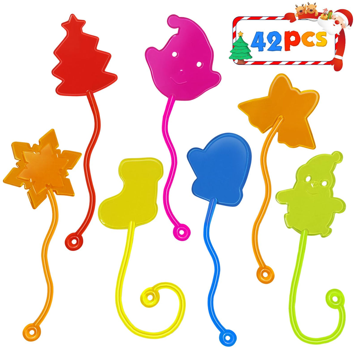Valentines Sticky Hands Bulk 48 PCS Heart Valentines Party Favors for Kids