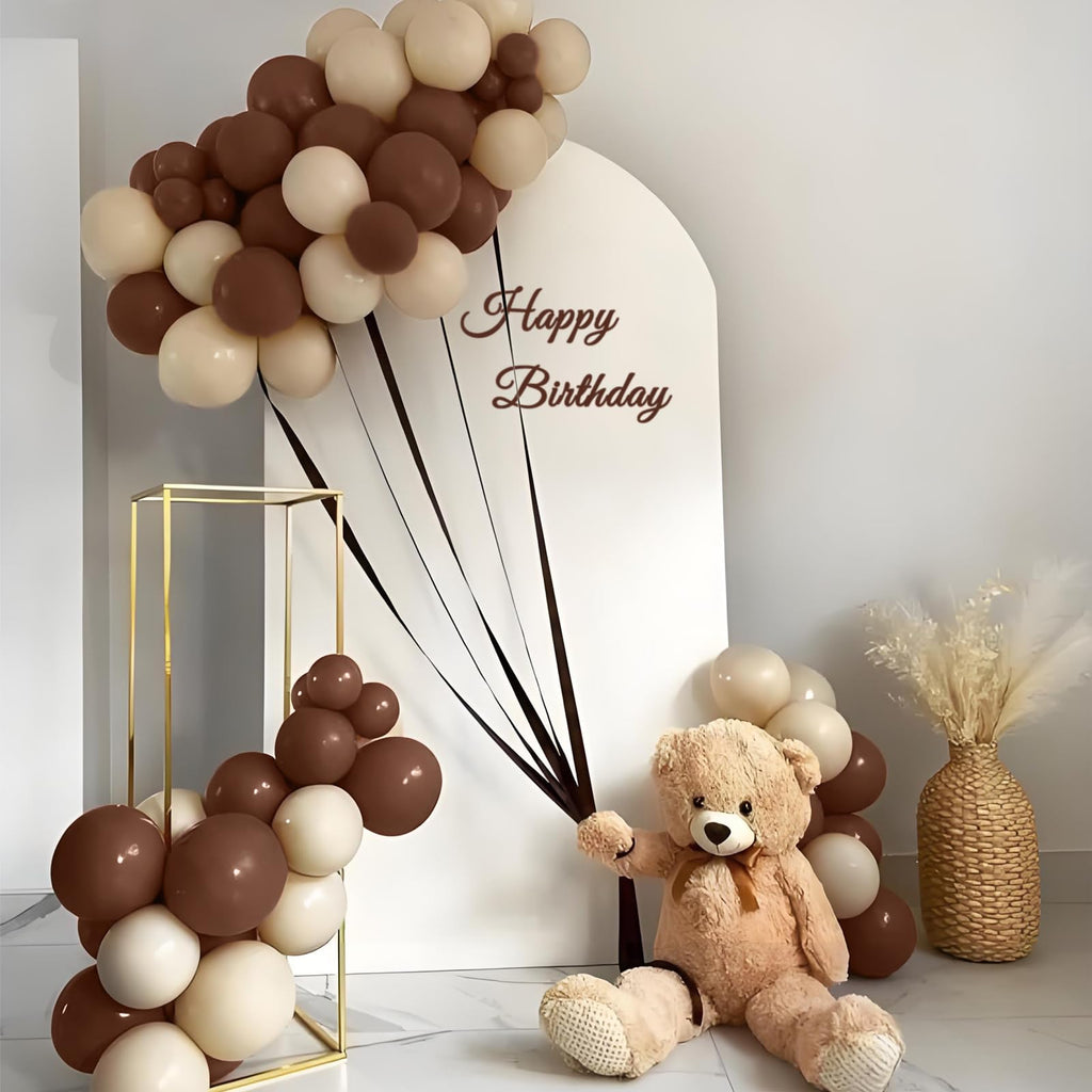 110pcs Black Balloon 12 inch, Black Latex Balloons for Birthday Party Baby Shower Wedding(with 2 Ribbons).