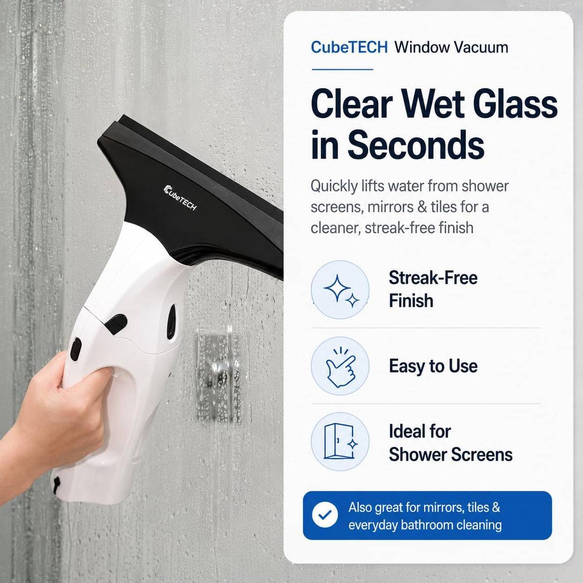CubeTECH Window Vacuum Cleaner CTWV2