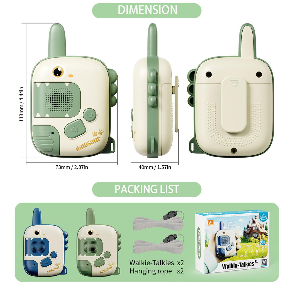 Walkie Talkies Toys for Girls:Unicorn Toys 2 Pack Birthday Gifts for 3 4 5-7 8 Year Old Girls Toy for 4 5 6 7 8-10 Year Old Camping Outdoor Game,Christmas Stocking Stuffers for Girls Kids