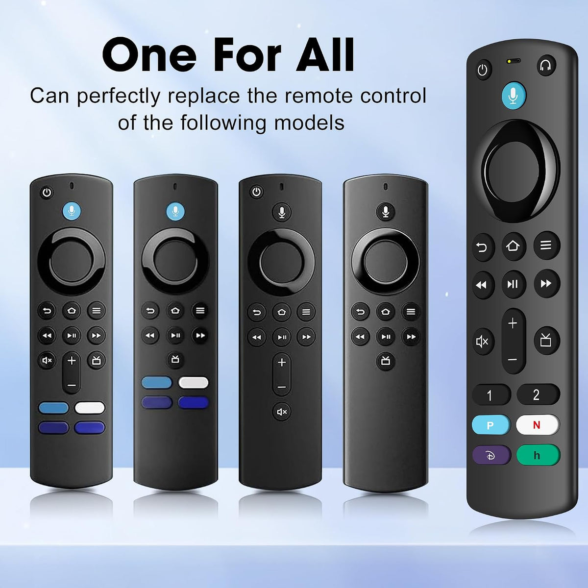 Replacement Remote with Voice for TV-Fire Stick/Cube/Insignia-Toshiba TV, 3rd Gen AMZ Fir‘eSmart Series TVs, TV Stick 4K/Max/4K/Lite/HD,Compatible with partial TCL/Pioneer/Hisense Series TVs