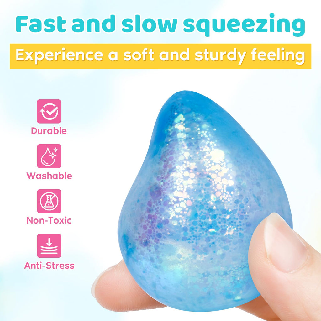 8 Pack Stress Cube ,Slow Rising Stress Balls for Adults