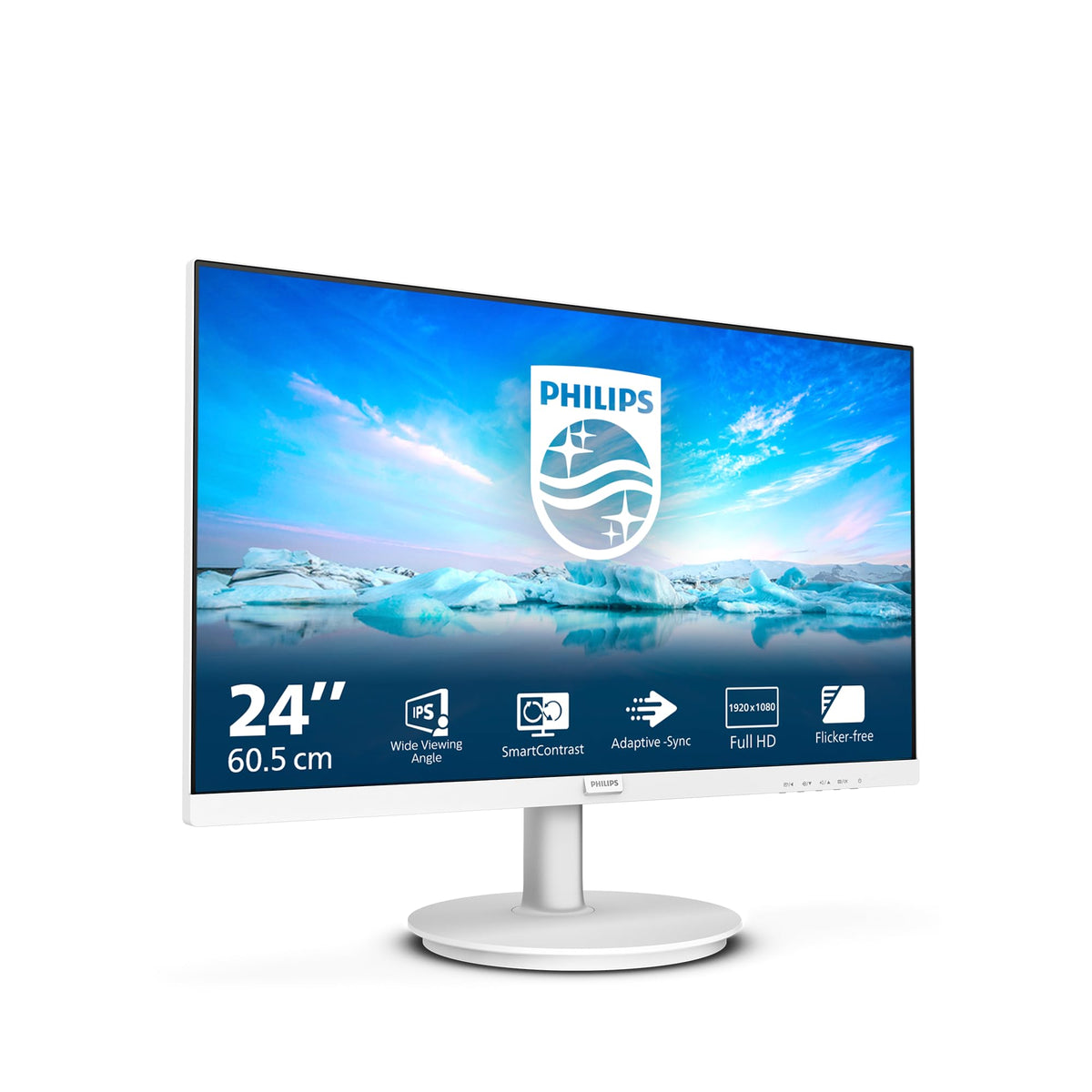 PHILIPS 24E1N1100A 23.8 inch FHD Monitor 120Hz, IPS Panel, 1ms MPRT, Speakers (1920x1080 HDMI 1x 1.4) Black