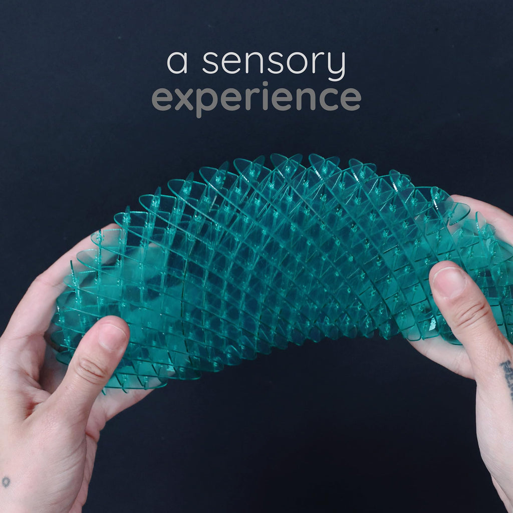 Morf Worm 3D Sensory Fidget Toys for Kids, Teens & Adults, Rainbow, Small