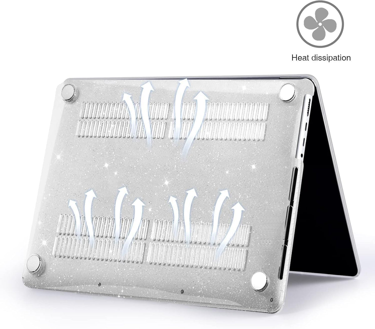 EooCoo for MacBook Neo Case 13 inch 2026 A3404 A18-Pro Crystal Pink