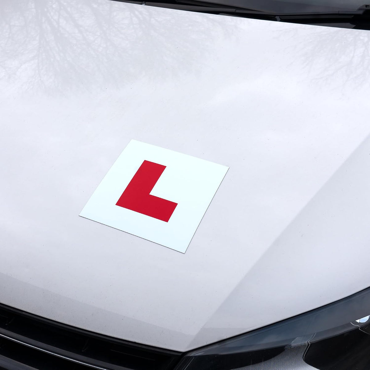 AA Magnetic L Plate, White, Pack of 2