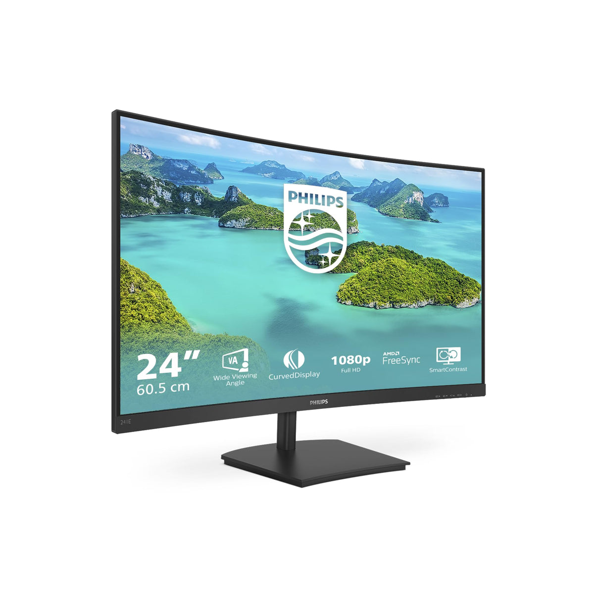 PHILIPS 24E1N1100A 23.8 inch FHD Monitor 120Hz, IPS Panel, 1ms MPRT, Speakers (1920x1080 HDMI 1x 1.4) Black