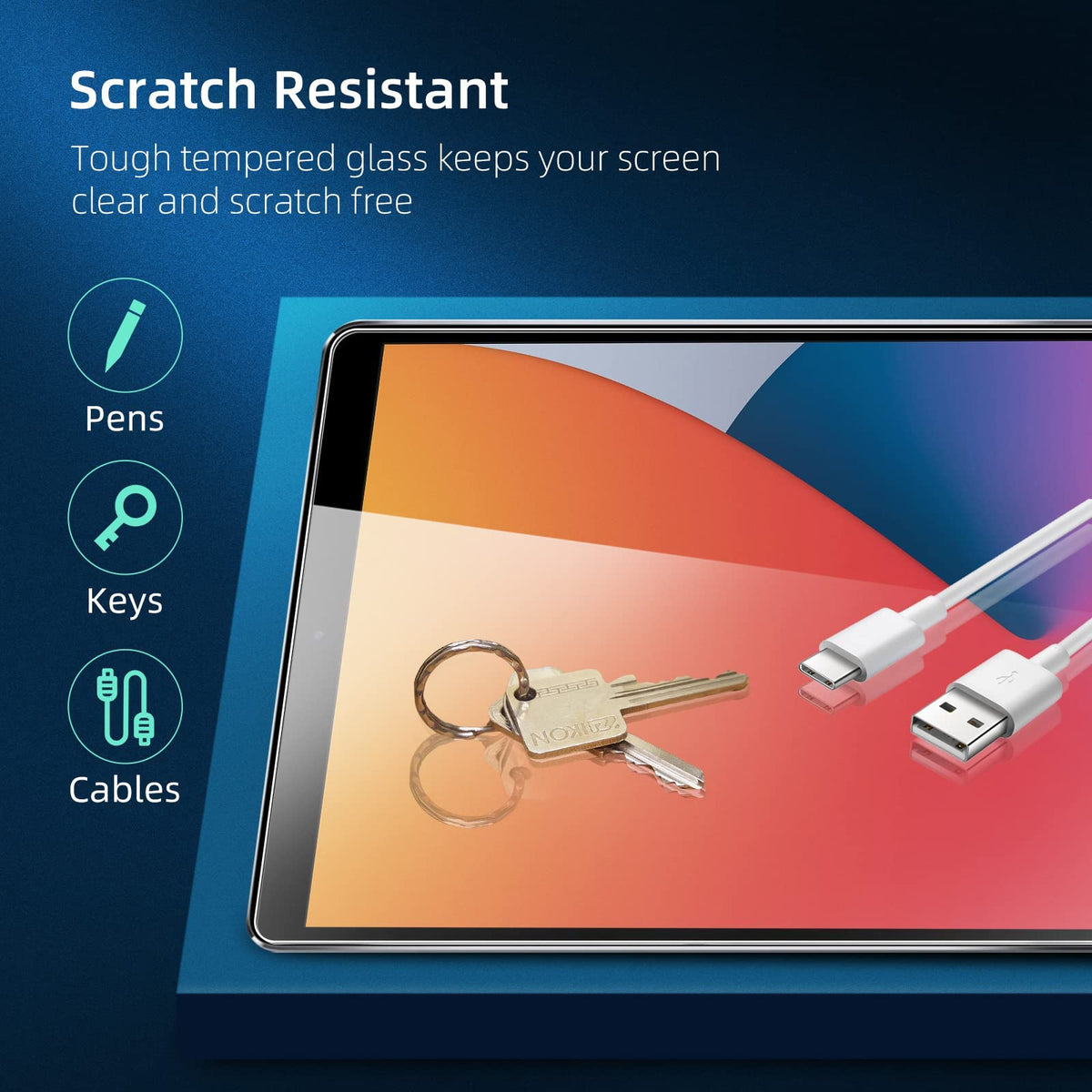 NEW'C for iPad (A16) 2025, iPad (10th Generation) 2022 Screen Protector