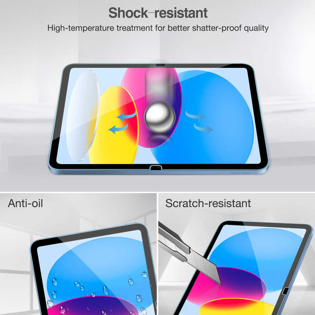 ProCase 3 Pack Screen Protector for iPad 9th 8th 7th Generation 10.2 Inch