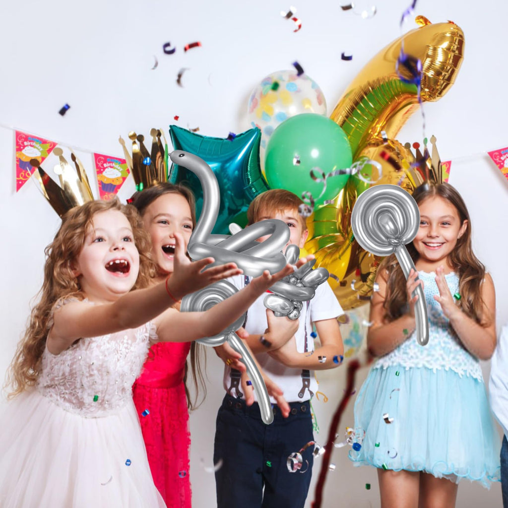 260 Black Long Balloons for Balloon Garland Thickening Skinny Latex Twisting Animals Modeling Christmas Birthday Wedding Party Festival Decorations 100pcs