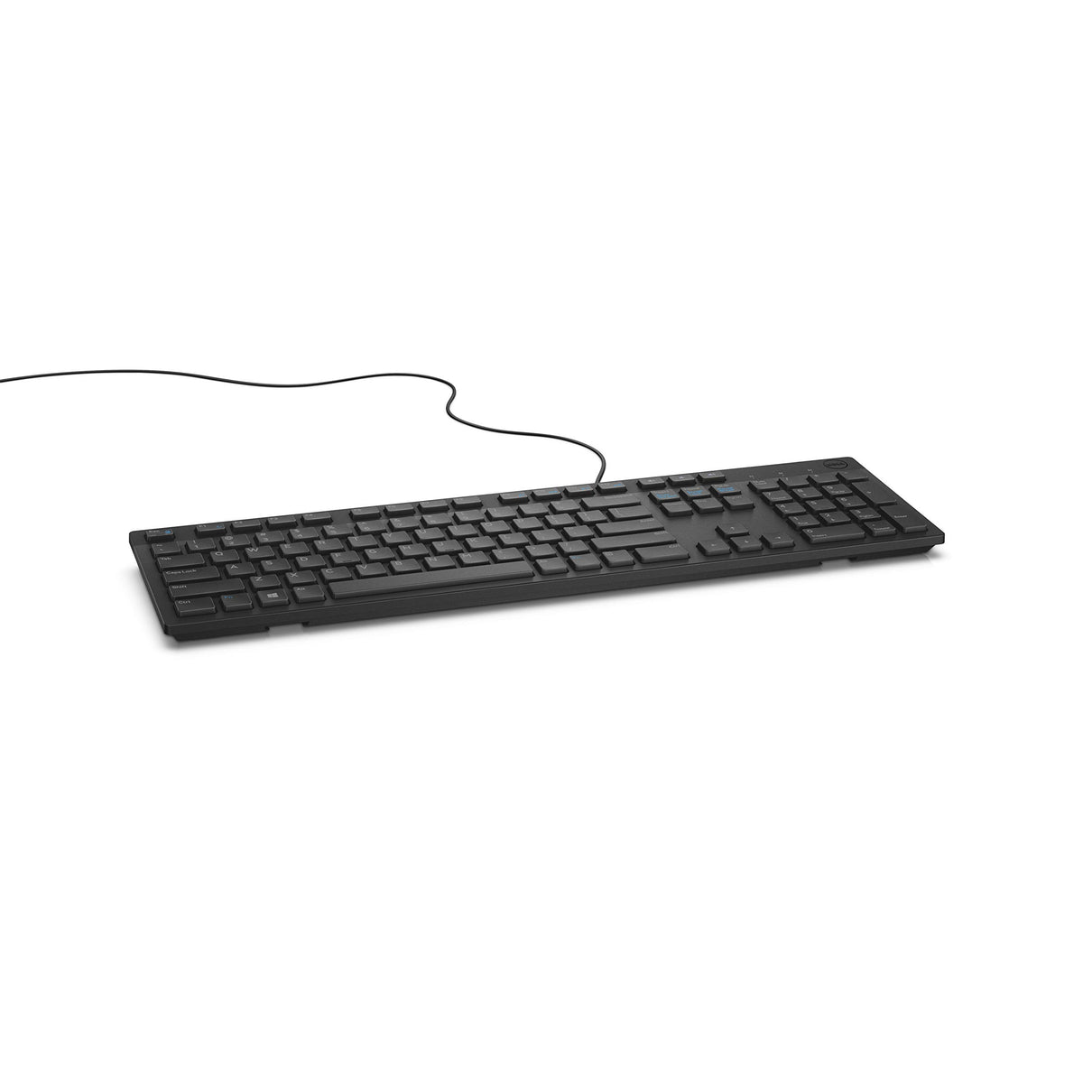 Dell Multimedia Wired Keyboard KB216, Spill Resistant, Quiet Keys, Black