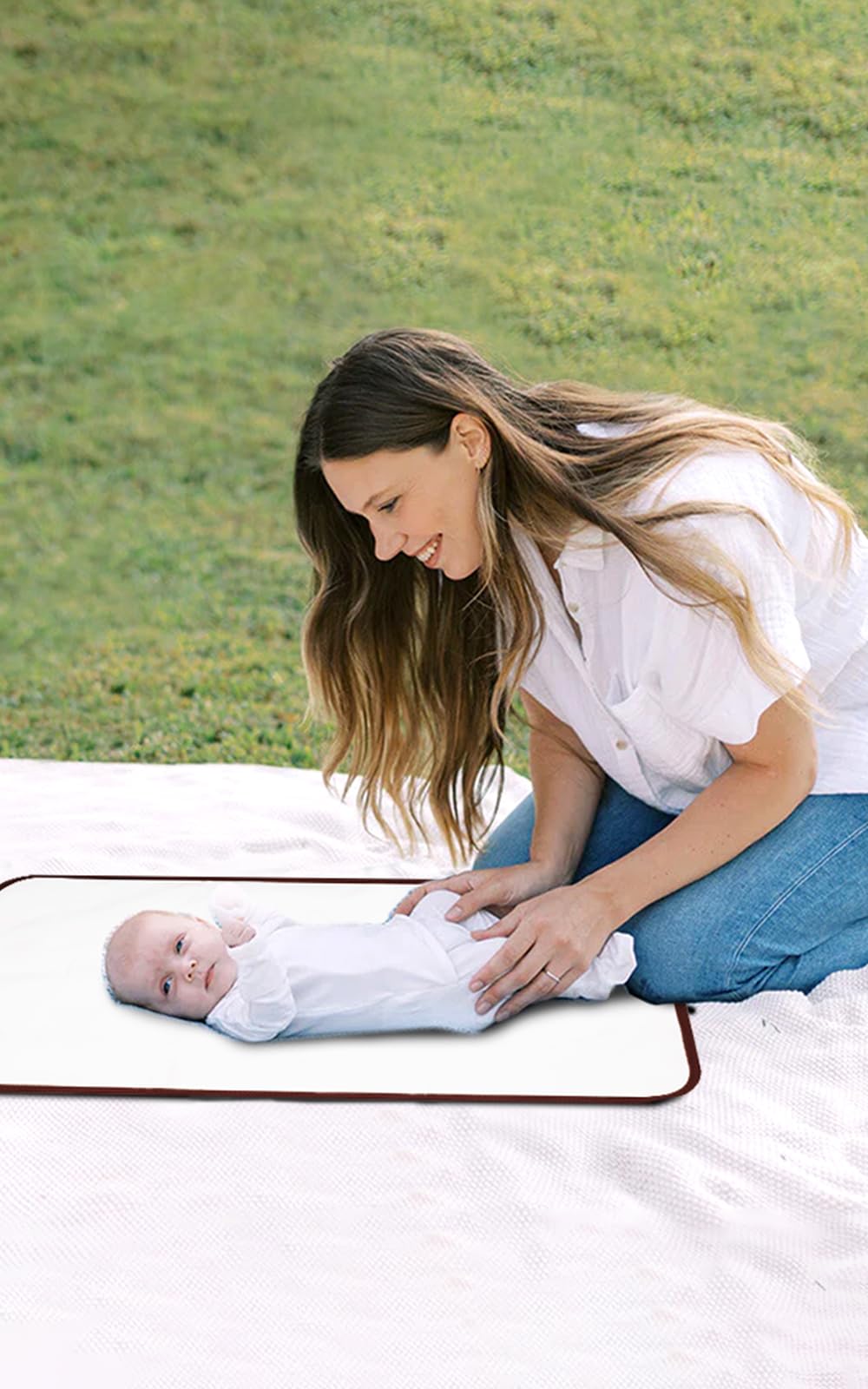 Lekebaby Foldable Baby Changing Mat - Travel & Portable