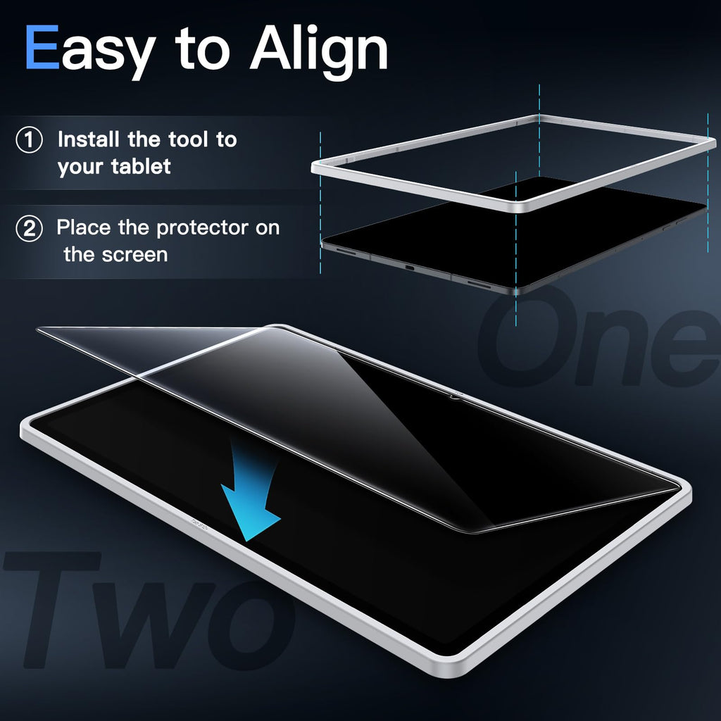 JETech Screen Protector for Samsung Galaxy Tab S8 Ultra 14.6", 2-Pack