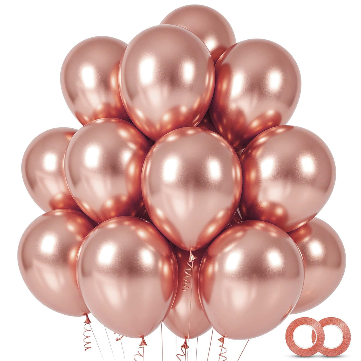 ASIYUHY Yellow Balloon 12 inch 100 Pack Thick Latex Helium Balloons