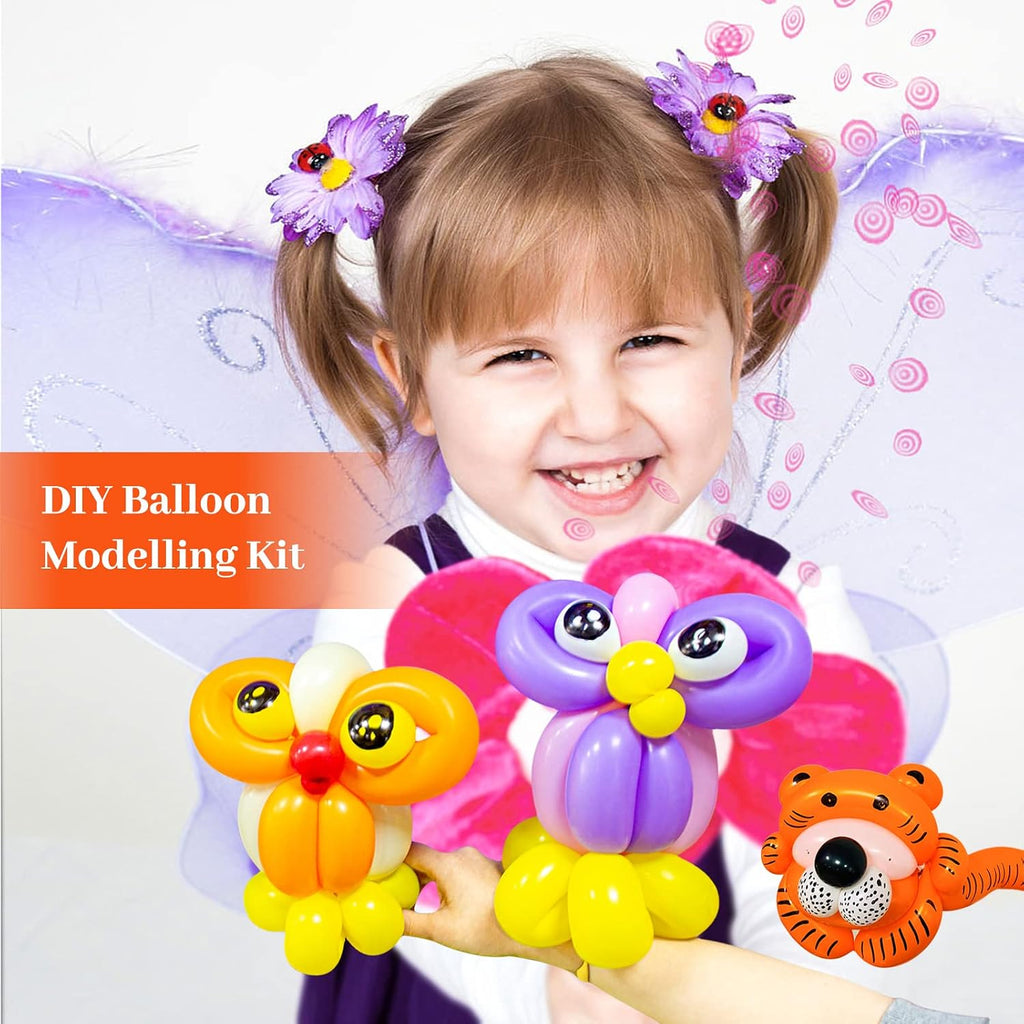 100Pcs clear 260 Balloons Clear Long Skinny Latex Balloon for Animal Ballons, Premium Quality Balloons for Beginners Baloons Making Kid's Carnivals Party Decoartion