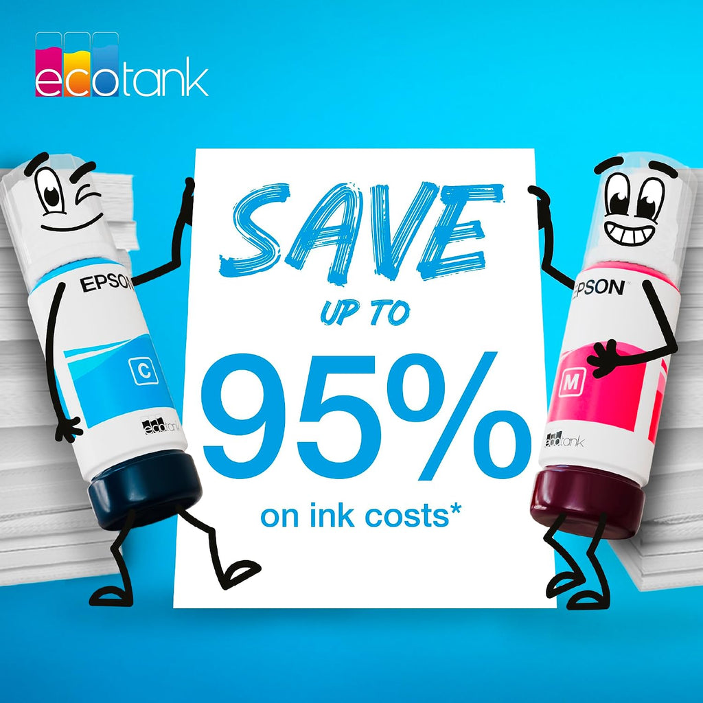 Epson EcoTank 104 Black Genuine Ink Bottle, Amazon Dash Replenishment Ready