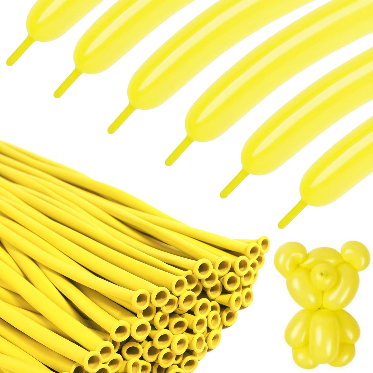 260 Balloons - Clear Long Balloons for Tying Balloon Arch & Balloon Ties